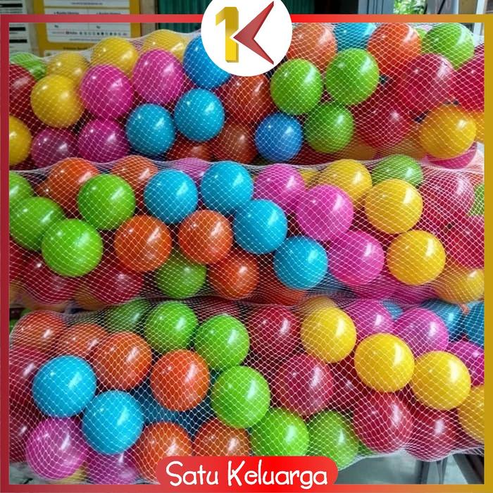 Gambar SK-M28 Mainan Mandi Bola Plastik Warna Warni SNI Isi 50PCS Untuk Tenda - WARNA - WARNI dari Satukeluarga undefined Tokopedia