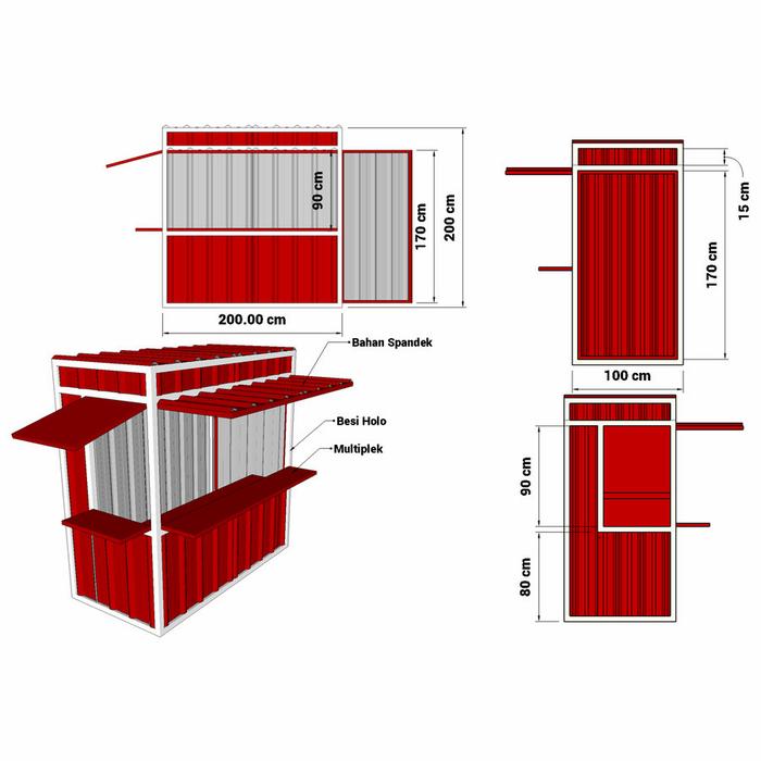 Gambar Booth Container / Kontainer MURAH dari 30Designstudio undefined Tokopedia
