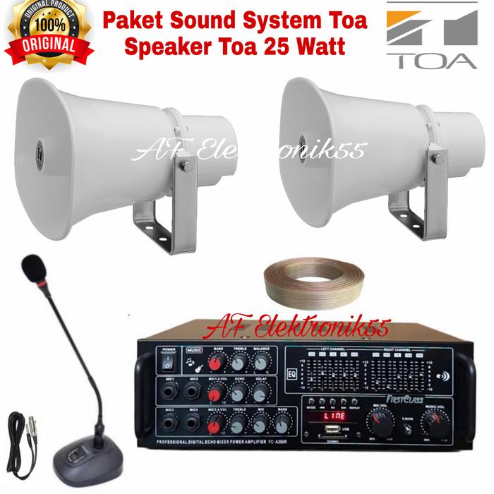 Gambar Paket Toa 2 Unit Speaker Outdoor 25 Watt Original dari AF Elektronik55 undefined Tokopedia