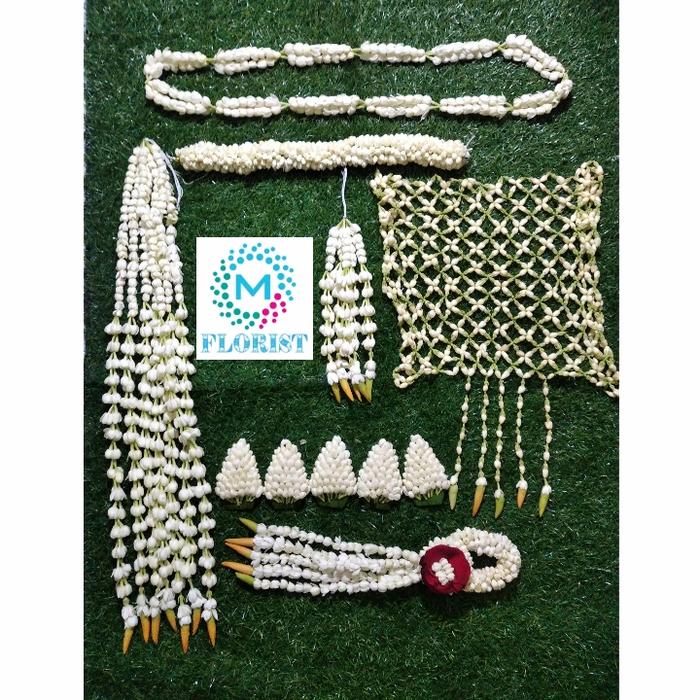 Gambar Roncean pengantin adat sunda melati fresh - komplit dari Melly_florist undefined Tokopedia