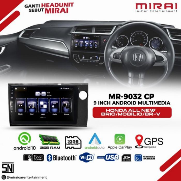 Gambar Headunit Android 9 Inch Honda BRV Brio Mobilio 2018-2019 Mirai 9032 CP dari KDV Audio undefined Tokopedia