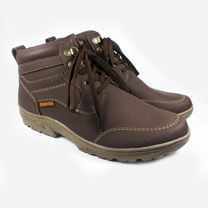 Gambar Mascotte Sepatu Boots Pria 997.029 - 030 [ Hitam, Cokelat dan Mocha ] - 997.030BRW, 39 dari Mascotte undefined Tokopedia