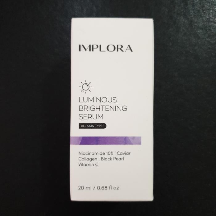 Gambar IMPLORA Serum 20ml - LUMINOUS BRIGHT dari MearaKosmetik undefined Tokopedia