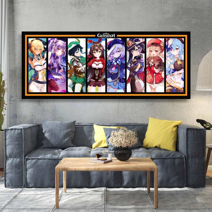 Gambar Keqing All [ Genshin Impact ] (20X50cm) - Poster Kayu Super Glosy - Hitam dari Hikaru Action Figure BDG undefined Tokopedia