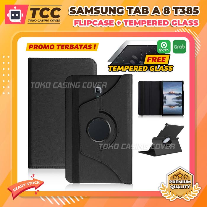 Jual Samsung Tab A A8 inch T385 2017 Flipcover Rotate Sarung