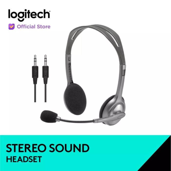 Jual Headset Logitech H110 Stereo mic Kota Medan Zho