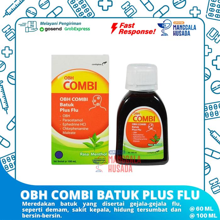 Gambar OBH COMBI BATUK PLUS FLU RASA MENTHOL 60 ML / 100 ML - 60 ML dari APOTEK MANGGALA HUSADA undefined Tokopedia