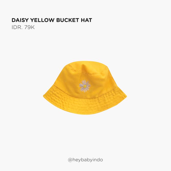 Promo Hey Baby Daisy Yellow Bucket Hat 