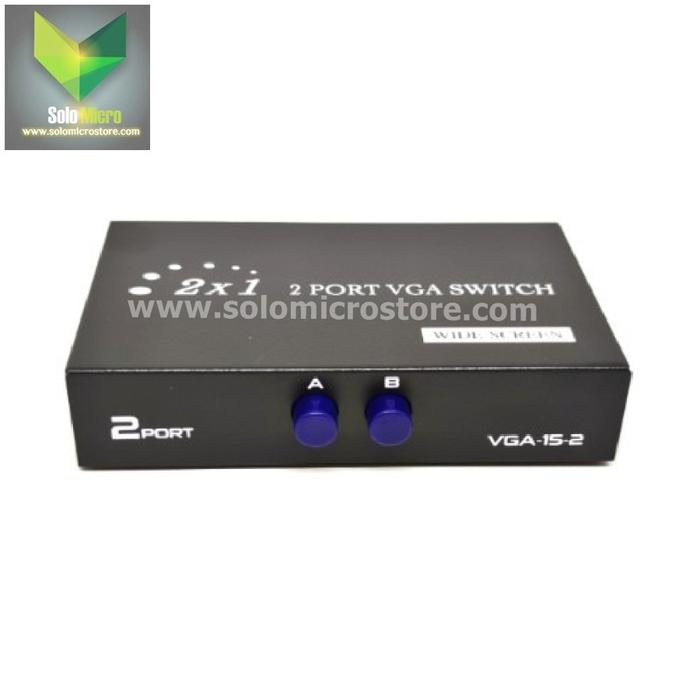 Jual Vga Switch 2 Port / Switcher Vga (2 Input 1 Output) Di Seller ...