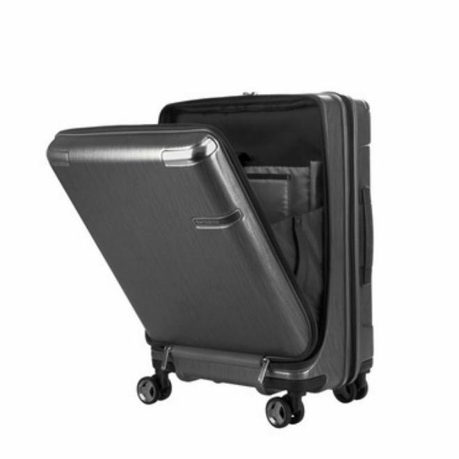 Gambar koper samsonite evoa spinner 55/20 inch Cabin Laptop - Hitam dari all koper shop undefined Tokopedia