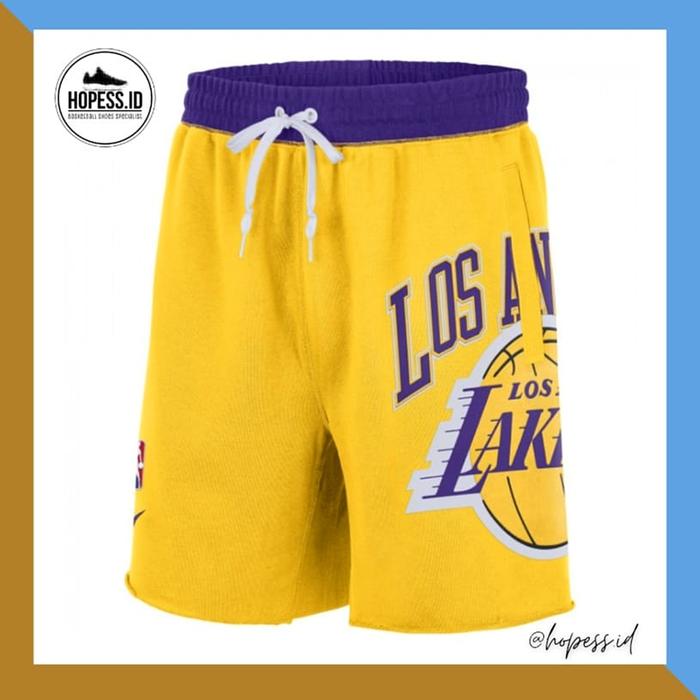 Jual LOS ANGELES LAKERS NIKE NBA COURTSIDE FLEECE SHORTS Jakarta