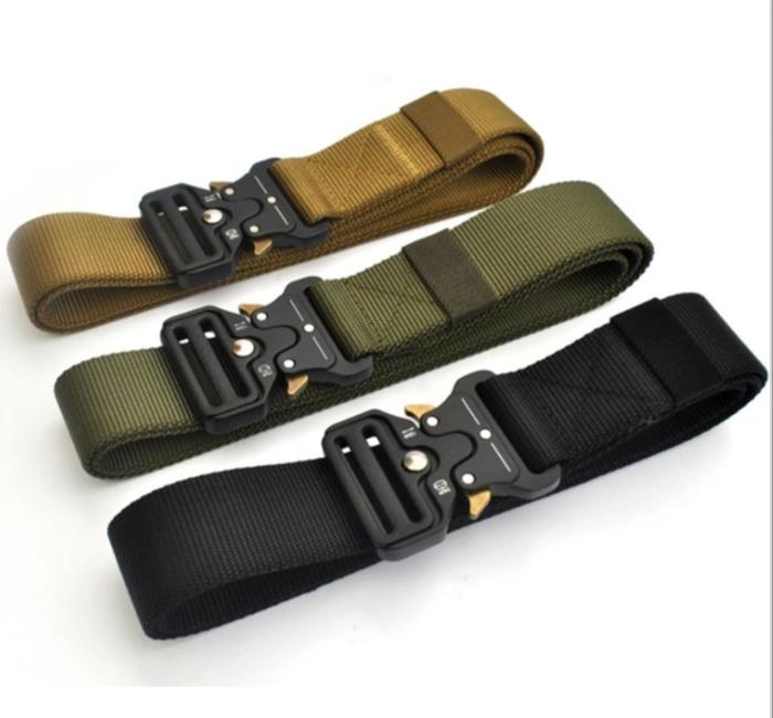 Gambar Arfan Five Brother. Ikat Pinggang bahan nylon model doubel Hitam Pria Hijau - Hitam dari Arfan Five Brother's undefined Tokopedia