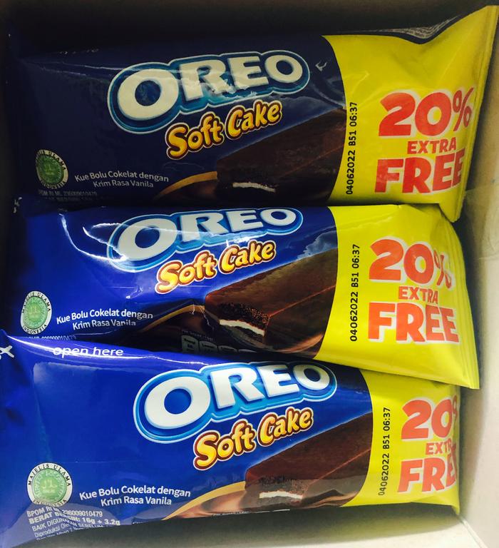 Gambar Oreo bolu coklat 1 pak isi 12 pcs @ 3,2 gr dari TOKO BAGUES undefined Tokopedia