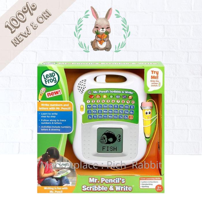 Gambar LeapFrog Mr. Pencil's Scribble & Write Mainan Edukasi Anak dari Rich Rabbit undefined Tokopedia