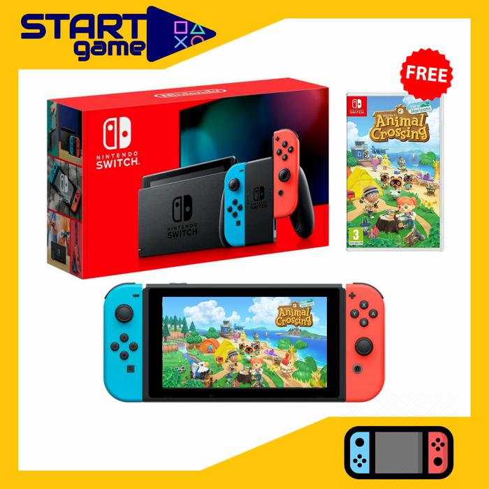 Gambar Nintendo Switch Neon V2 HAC-001(-01) Free 1 Game dari Start Game ID undefined Tokopedia