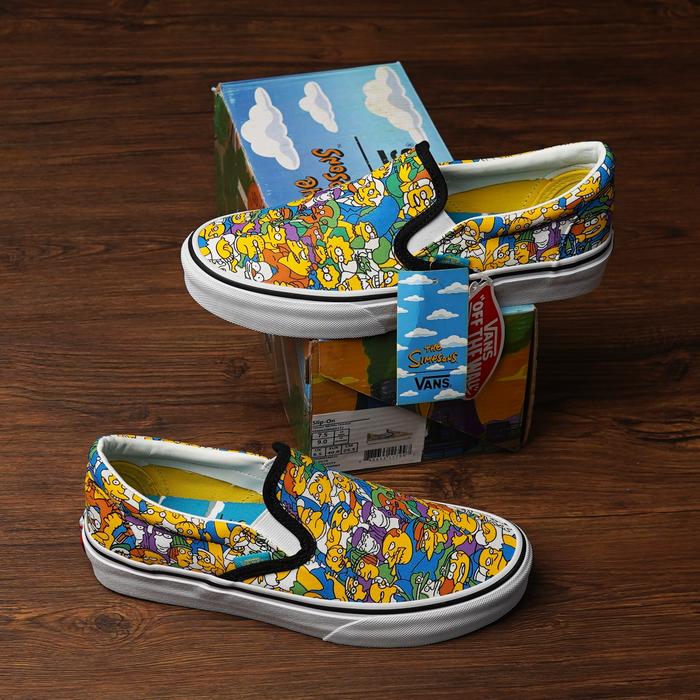 Sepatu Vans Slip On Simpsons Vans Shoes 2021 Men S Shoes Vans Sk8