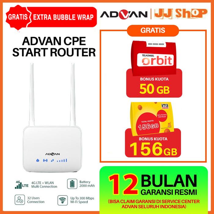 Gambar ADVAN CPE ROUTER START WIFI ALWAYS ON MODEM - BUND.TELKOMSEL dari JBLEZZ JJ SHOP undefined Tokopedia