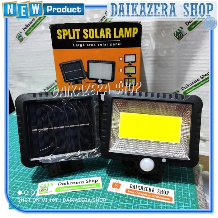 Gambar Lampu Taman Tenaga Surya - Solar Cell Terpisah - Sensor Gerak 56 LED - Full COB dari Daikazera Shop undefined Tokopedia