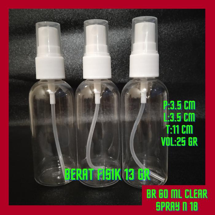Gambar BR 60 ML CLEAR SPRAY N 18 - Putih dari brains packaging undefined Tokopedia