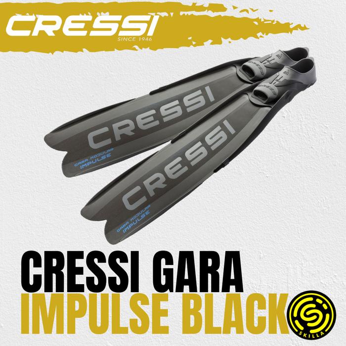 Gambar Cressi Gara Modular Impulse Freedive Freediving Long Fins - Hitam, 36-37 dari Skilla Gears undefined Tokopedia