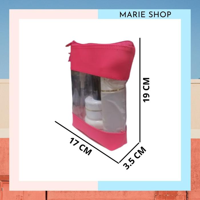 Gambar [ TCC - BESAR ] TAS KOSMETIK MIKA BENING - POUCH - SOUVENIR PERNIKAHAN - Merah, [T] dari MARIE OS undefined Tokopedia