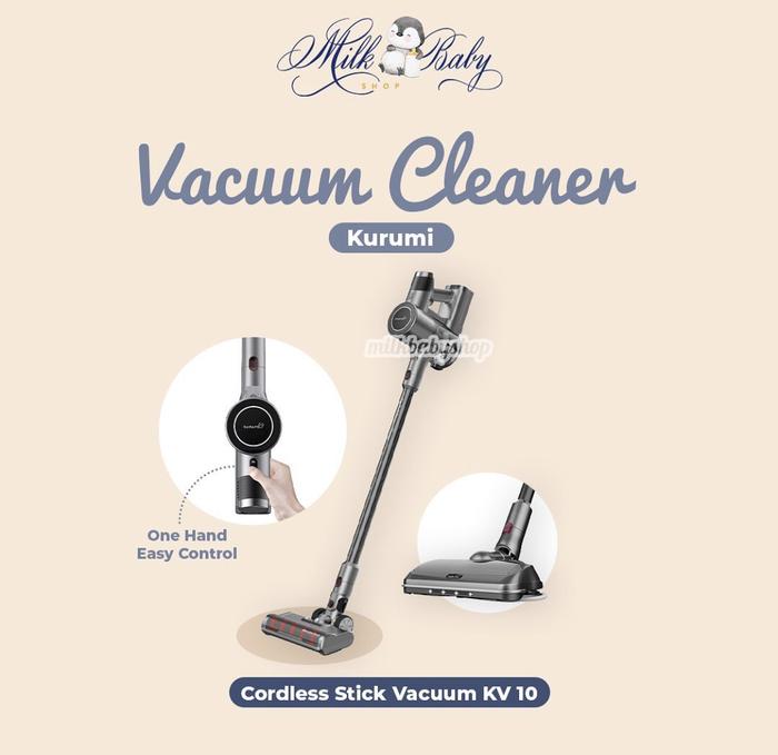 Gambar Kurumi Cordless Stick Vacuum Cleaner KV10 - Abu-abu dari milkbabyonline undefined Tokopedia