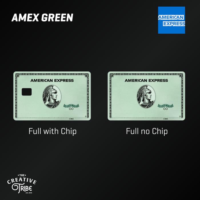 Gambar Sticker Skin ATM Card American Express Centurion - Vinyl Debit Amex - AMEX Green, Full no Chip dari HEIX Tribe ID undefined Tokopedia
