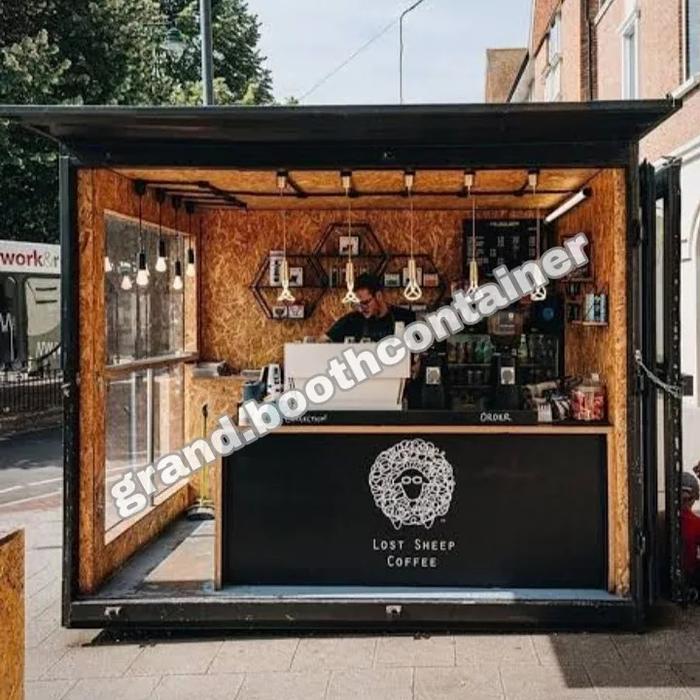 Gambar BOOTH CONTAINER UKURAN 250X200X200 CM CUSTOM CAFE CONTAINER MURAH dari grandboothcontainer undefined Tokopedia