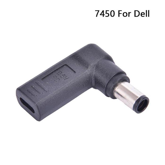 Gambar Konektor USB Type-C to DC Male Plug USB-C Power Adapter Charger Laptop - 7.4x5.0 (Dell) dari AinWare undefined Tokopedia
