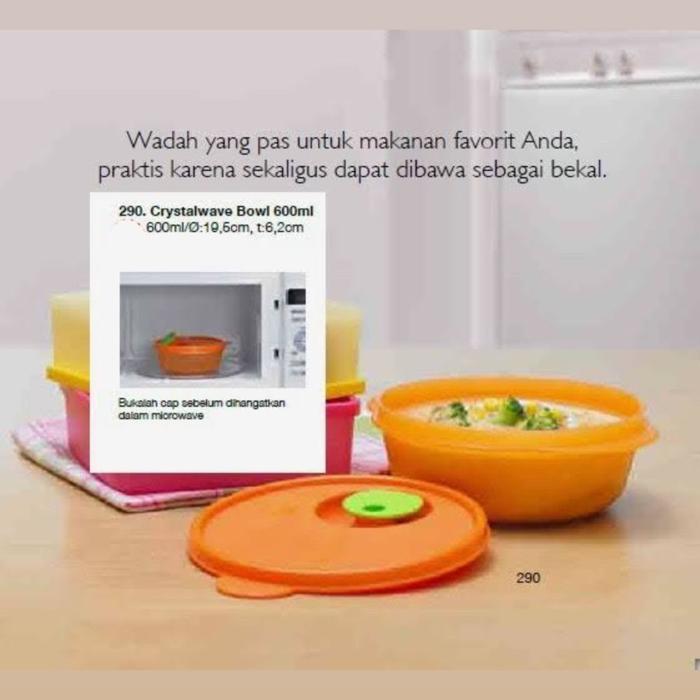 Gambar Lunch Box Microwave Tupperware Crystalwave Bowl 600ml dari Toko Autski undefined Tokopedia