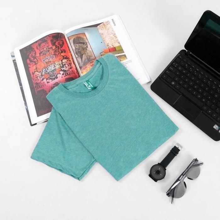 Gambar Kaos Polos Twotone Misty 30s Lengan Pendek Pria Wanita - Tosca Misty, XL dari Kaospedia Bandung undefined Tokopedia