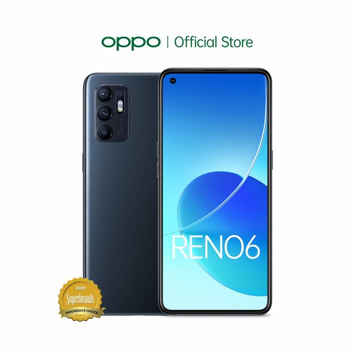 Gambar OPPO Reno6 8/128GB [64MP AI Quad Camera, 50W Flash Charge, - Hitam dari Andiphonecell undefined Tokopedia