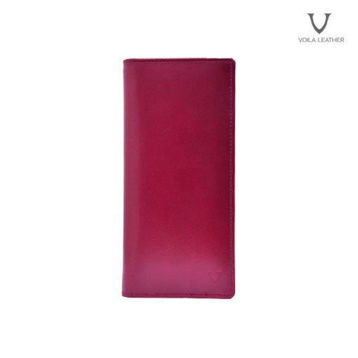 Gambar Dompet Kulit Asli Bifold Voila Ambrose - maroon dari Voila Leather Kota Administrasi Jakarta Pusat Tokopedia