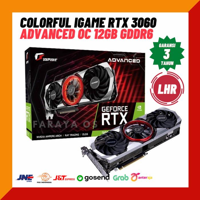 Colorful Igame Geforce Rtx 3060 Advanced Igame Advanced 3080 VGA