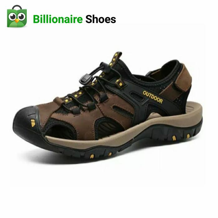Gambar Sepatu sandal outdoor sandal sepatu gunung sandal gunung murah terbaru - Cokelat, 38 dari Billionaire Shoes undefined Tokopedia