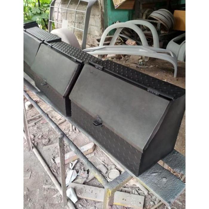 Gambar READY STOCK kotak alat truk, bahan plat bordes 1,2 ml pnjng 50 x30x25 dari TOKO DANI 22 undefined Tokopedia