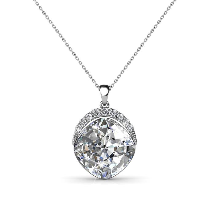 Gambar Tiffy Pendant - Kalung Crystal by Her Jewellery - White dari Her Jewellery Kota Administrasi Jakarta Pusat Tokopedia