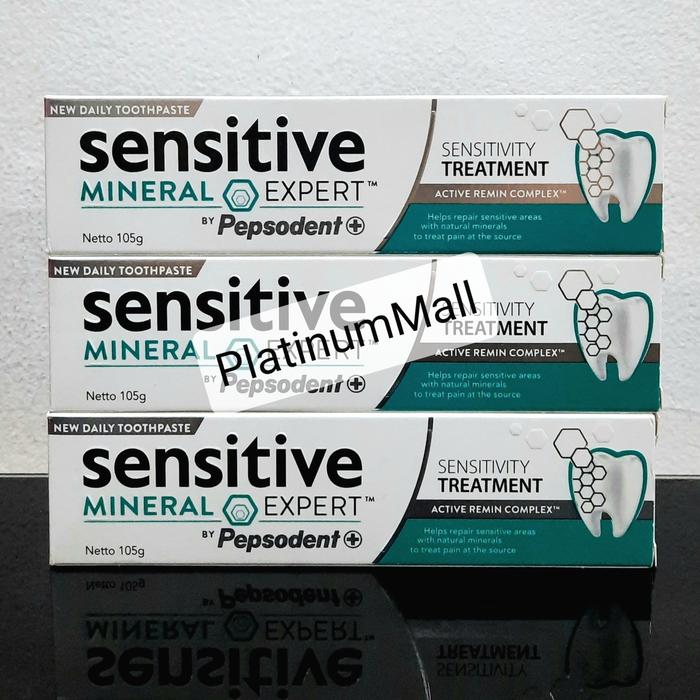 Gambar Pepsodent Sensitive mineral expert SENSITIVITY TREATMENT 105g - ORIGINAL dari PlatinumMall undefined Tokopedia