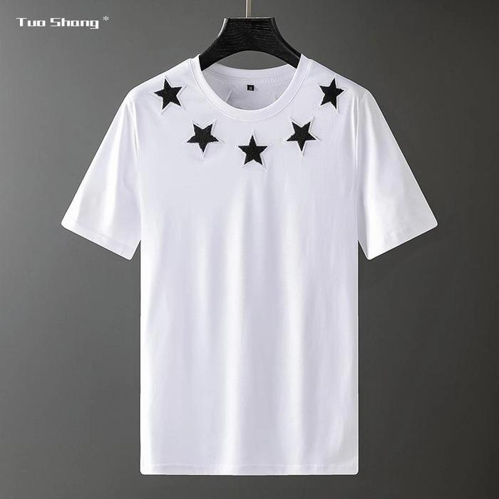 Gambar Kaos Distro Pria Baju Cowok Lengan Pendek Motif Str Fashion Premium - Putih dari queenlabell undefined Tokopedia