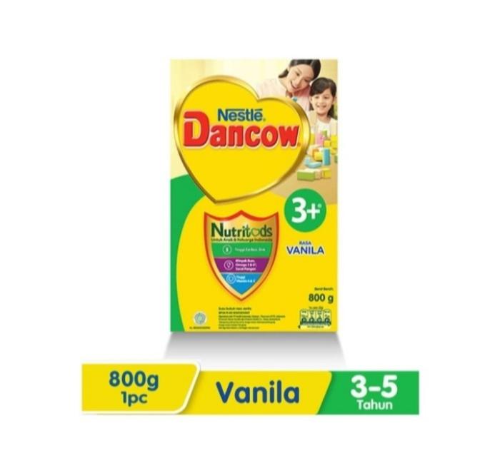 Gambar DANCOW 3+ 800GR (VANILA-COKLAT-MADU) - vanilla dari MINIMARKET INDAH PACCERAKKANG undefined 4 Tokopedia