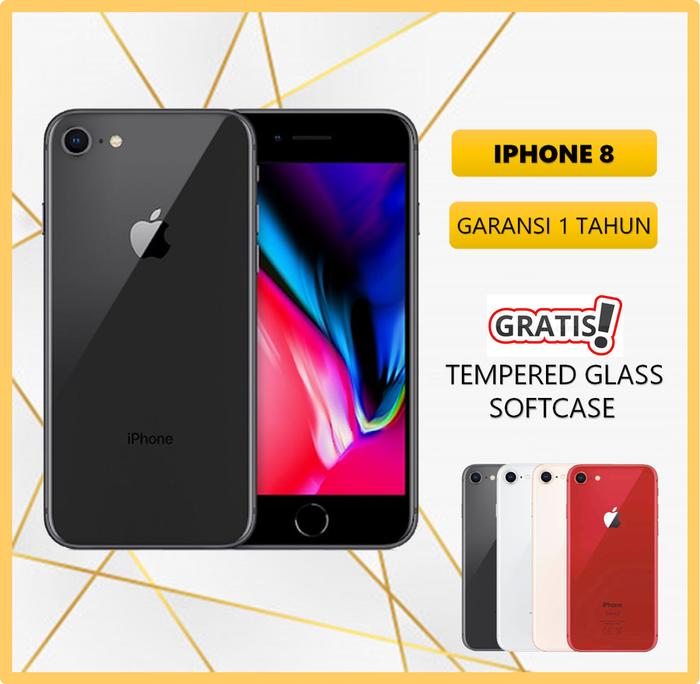 Gambar APPLE IPHONE 8 128GB ORIGINAL ALL CARD GARANSI 1 TAHUN - Gold dari apple iphone trusted seller undefined 5 Tokopedia