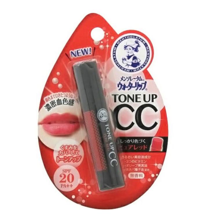 Gambar MENTHOLATUM WATER LIP TONE UP CC LIP BALM ORIGINAL JAPAN - RASPBERRY RED dari Cool Japan Shop undefined 3 Tokopedia