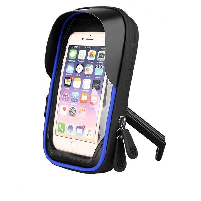 Gambar Waterproof Casing Mobile Phone Holder Bag For Bike and Motorcycle - Biru dari upLifeid undefined Tokopedia