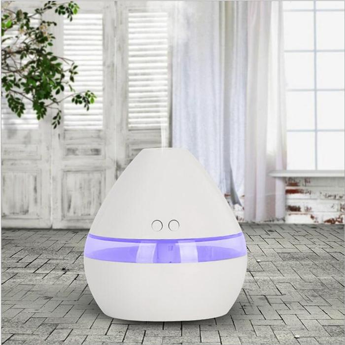 Gambar HUMIDIFIER ULTRASONIC HUMI H218 DIFFUSER AROMATHERAPY WOOD 300ML - Putih dari Alphatech undefined Tokopedia