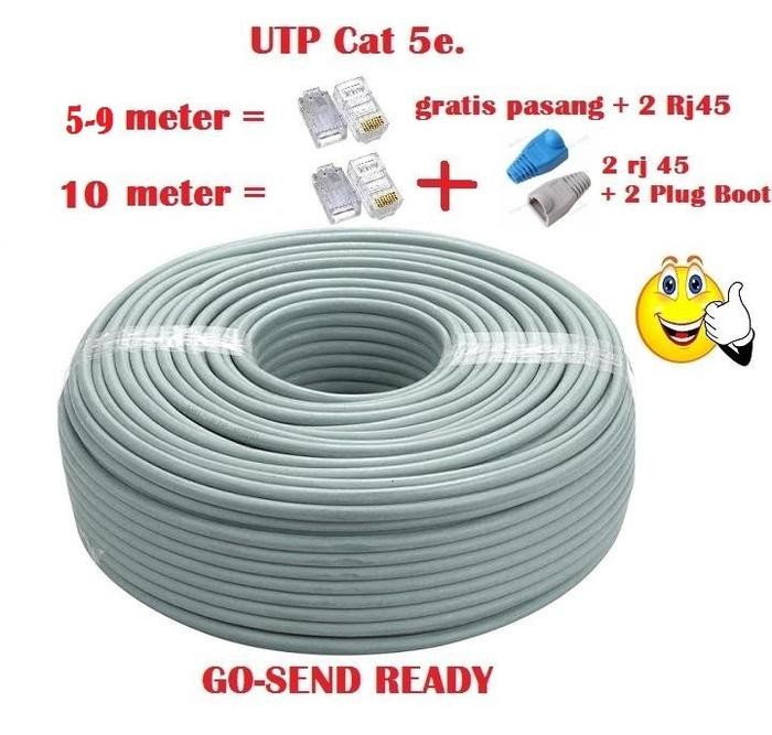 Gambar Kabel UTP Cat5e Networking Cable Kabel LAN Jaringan Komputer Meteran dari Neotech Official undefined Tokopedia