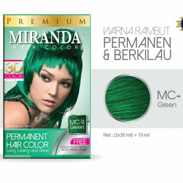 Gambar miranda cat rambut hijau dari Husnuzan Mart undefined Tokopedia
