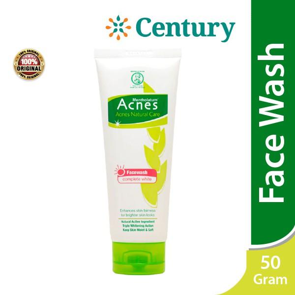 Gambar Acnes Complete White Face Wash 50ml / Facial foam / Sabun Wajah dari Apotik Century undefined Tokopedia