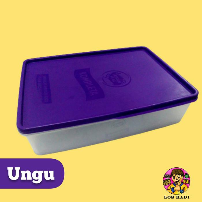Gambar Box Kotak Makan Makanan Sayur Kue Container Plastik 5 PP Susu Kompleta - Ungu dari LOS HADI undefined Tokopedia