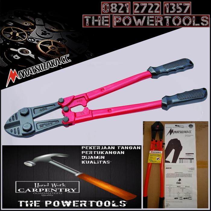 Jual Tang Potong Segel / Bolt Cutter 36 inch MATSUZAKA-CC Made In Japan ...