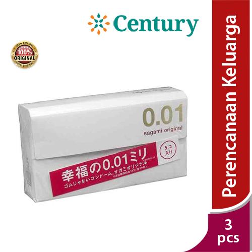 Gambar SAGAMI ORIGINAL 0.01 ISI 3'S / KONDOM / KEBUTUHAN PRIA dari Apotik Century undefined Tokopedia